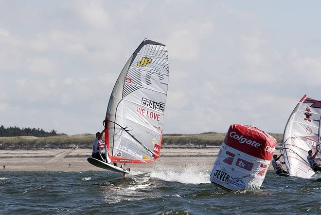 Albeau takes off - PWA Colgate World Cup Sylt 2010 ©  John Carter / PWA http://www.pwaworldtour.com