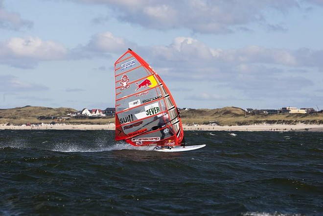 Dunkerbeck out in front - PWA Colgate World Cup Sylt 2010 ©  John Carter / PWA http://www.pwaworldtour.com