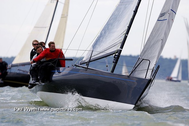 Cote,D Marston and O Ophaus.ESP 3090 on Day 2 at the  Coutts Quarter Ton Cup, Cowes © Paul Wyeth / www.pwpictures.com http://www.pwpictures.com