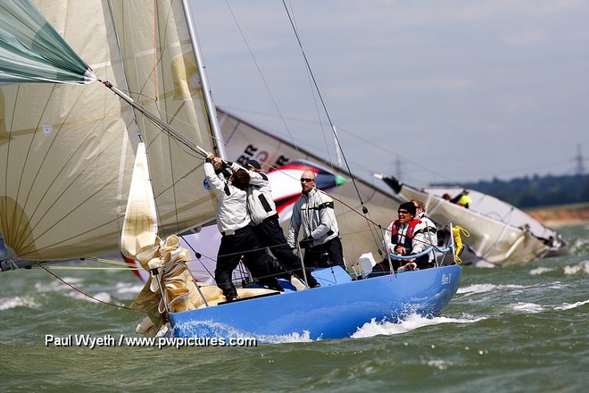 Alice 11,Richard Melander,SWE 7744 on Day 2 at the  Coutts Quarter Ton Cup, Cowes © Paul Wyeth / www.pwpictures.com http://www.pwpictures.com