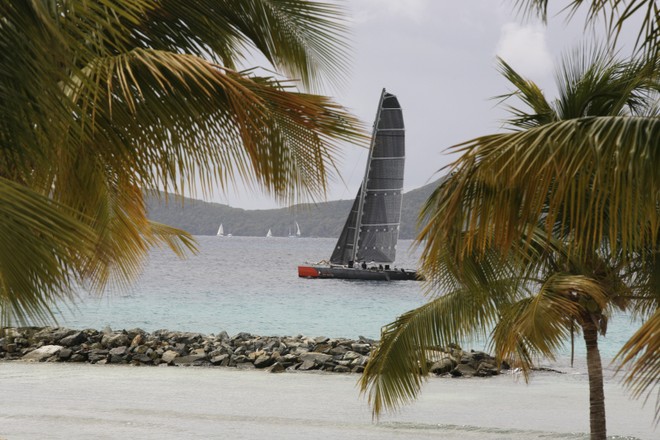 The Formula 40, Soma, on her way to break Round Tortola Record in Nanny Cay Challenge  April 16, 2010 © Nanny Cay http://www.nannycay.com
