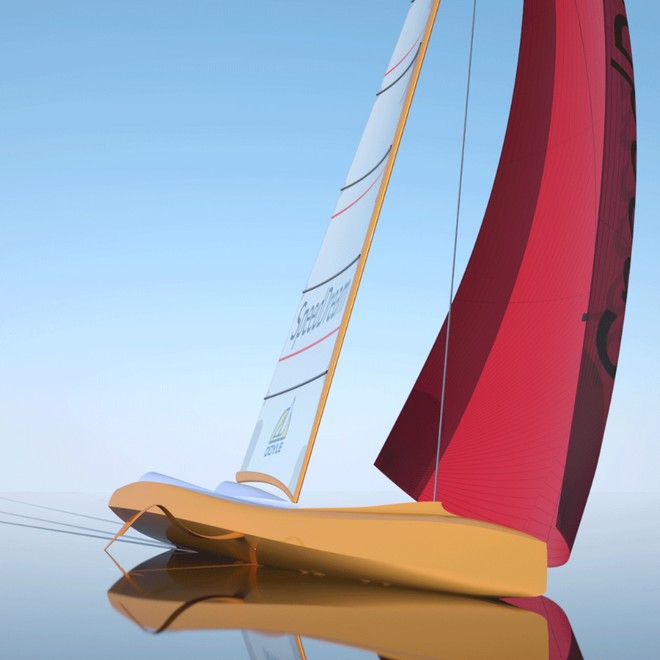 3D rendering of SpeedDream by Tyler Doyle of Doyle Sailmakers - www.doylesails.com © Speed Dream http://issuu.com/speeddream