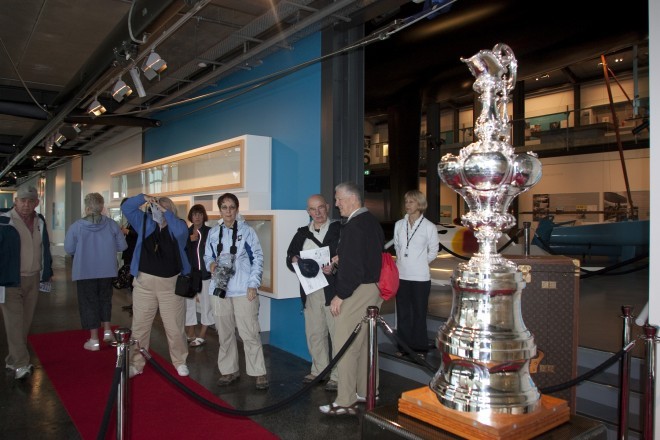 The America’s Cup goes on display in Auckland © SW