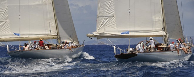 Wild Horses pipped White Wings by for seconds - Voiles de Saint-Barth 2010 (© Didier Rouxel) © Les Voiles de St. Barth http://www.lesvoilesdesaintbarth.com