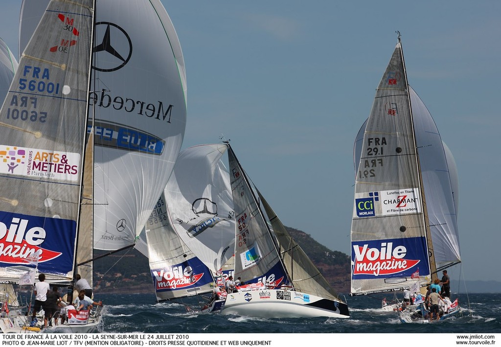 TOUR DE FRANCE A LA VOILE 2010<br />
LA SEYNE-SUR-MER LE 24 JUILLET 2010  © Jean-Marie Liot