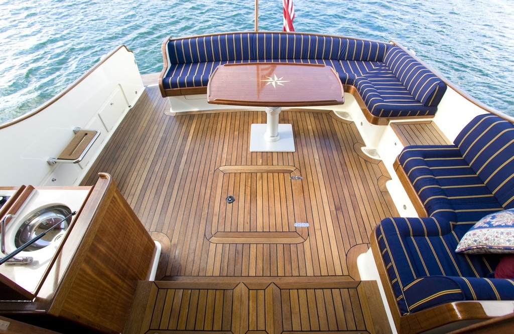 I really could see myself taking in the sights from the Vicem’s aft cockpit. © Vicem Yachts