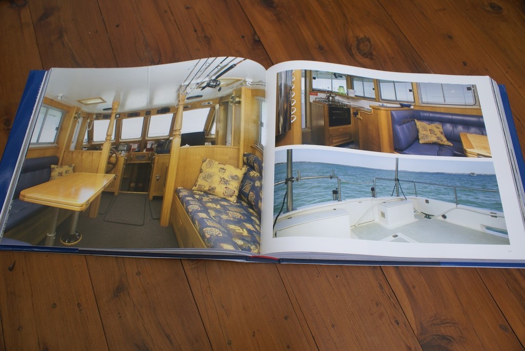 Another eye-catching colour spread. The nearly 500-page publication has hundreds of superb images. photo copyright Bob Wonders taken at  and featuring the  class