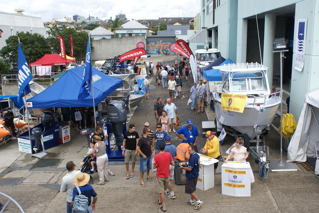 It was a case of people, peple everywhere at 2009 Tinnie and Tackle Show. photo copyright Bob Wonders taken at  and featuring the  class