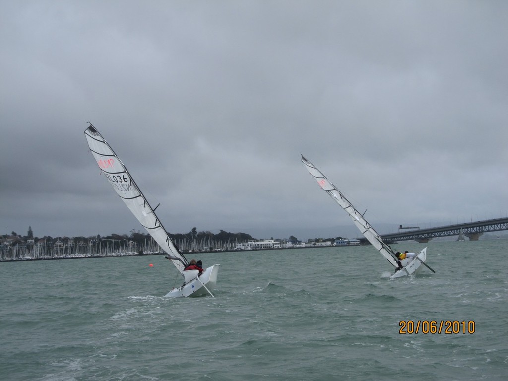 Topmark NZL036 Tim and Jan NZL031 Vaughan and Annabelle - Training for IFDS Worlds photo copyright Robert Hielkema taken at  and featuring the  class
