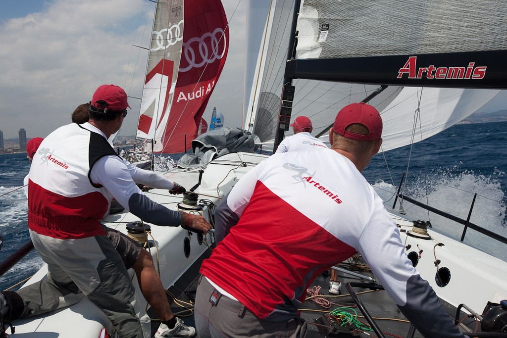 Third day of the AUDI MedCup Barcelona, Spain, 23rd July 2010, Camper Regatta - Conde de Godo Trophy (21-25 July 2010)  © Sander van der Borch / Artemis Racing http://www.sandervanderborch.com