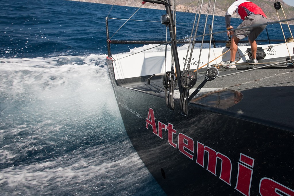 AUDI MedCup Cartagena, Spain, 28th August 2010,  trofeo Caja Mediterraneo, Region de Murcia (24 - 29 August 2010)  © Sander van der Borch / Artemis Racing http://www.sandervanderborch.com