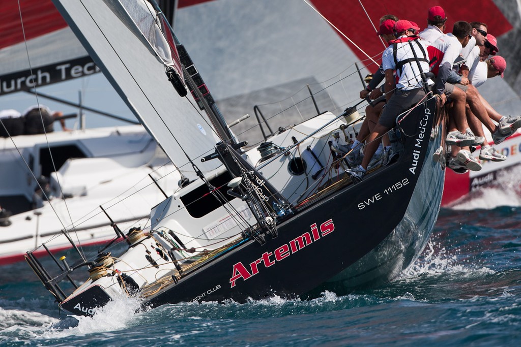 AUDI MedCup Cagliari, Italy, 21st of September 2010,  © Sander van der Borch / Artemis Racing http://www.sandervanderborch.com