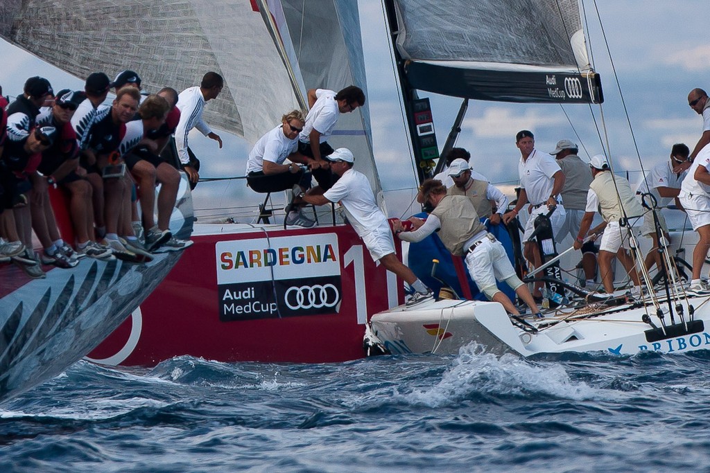 Bribon and Audi A1 crash - Audi MedCup Circuit © Sander van der Borch http://www.sandervanderborch.com