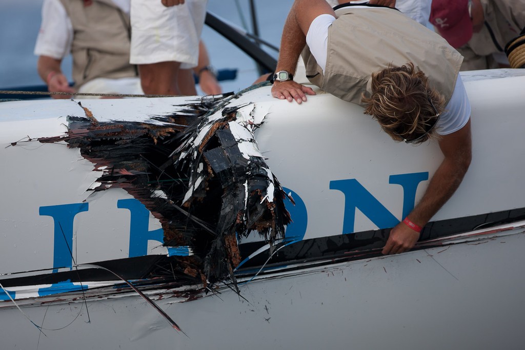 Bribon and Audi A1 crash - Audi MedCup Circuit © Sander van der Borch http://www.sandervanderborch.com