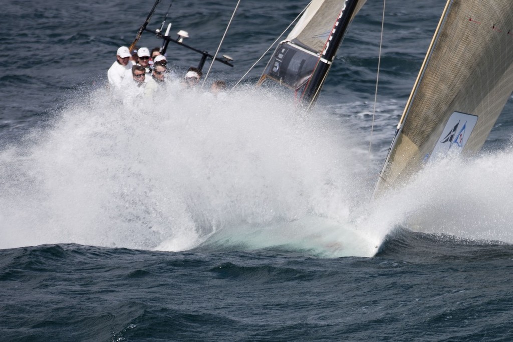 BMW Oracle Racing competing in the Round the Island section of the 1851 Cup photo copyright BMW Oracle Racing Photo Gilles Martin-Raget http://www.bmworacleracing.com taken at  and featuring the  class