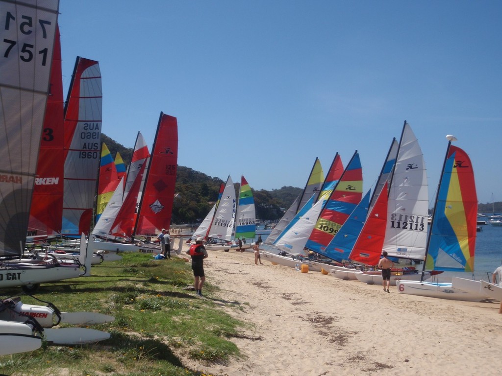 Ready to race - World Champs at The Palm Beach “Bullets”/F18 NSW Champs Regatta photo copyright Anthony Duchatel taken at  and featuring the  class
