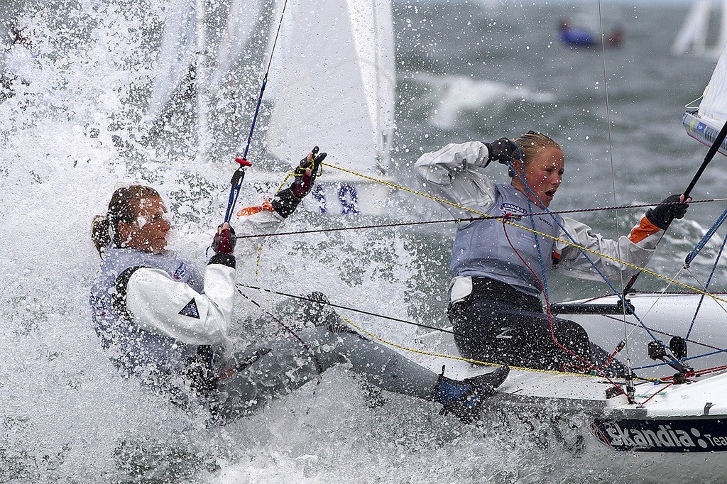 GBR Sarah Ayton and Saskia Clark, 470. - Delta Lloyd 470 World Championships ©  Richard Langdon http://www.oceanimages.co.uk