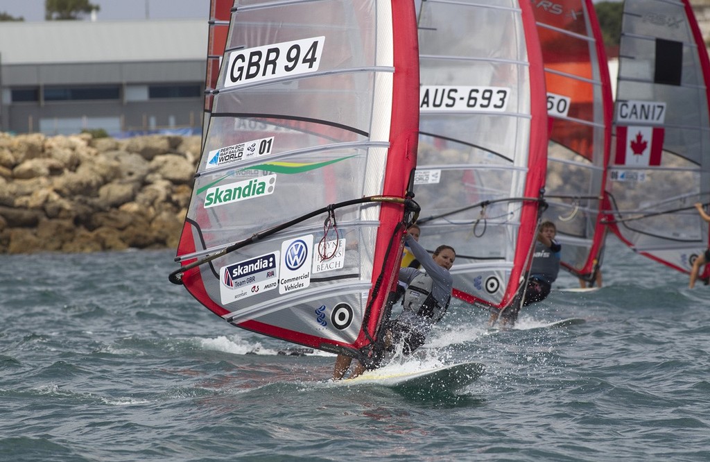 Bryony Shaw of the Skandia Team GBR during the Medal race - Perth International Regatta 2010 &copy; Richard Langdon /Ocean Images http://www.oceanimages.co.uk