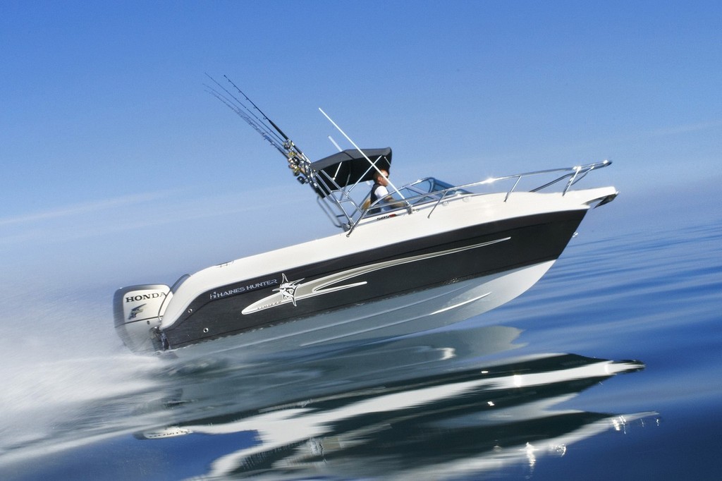 Among a host of standard features, Haines Hunter’s Limited Series incorporates upgraded horsepower ratings: an extended gelcoat colour range; limited edition graphics with striking chrome Haines Hunter badges; SeaDek flooring; and specially numbered hulls, each with a Certificate of Authenticity. © Sandman PR