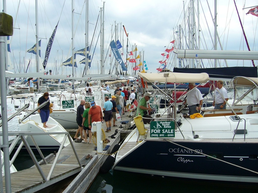 Q Dock at the Port Credit Boat Show - 2009 Port Credit In Water Boat Show © Heather Robertson