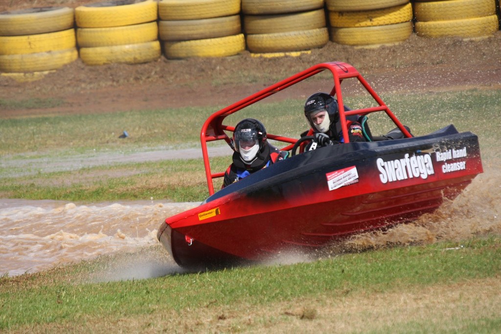 Getting it wrong. - Australian V8 Jetsprint Series photo copyright Mick Thomas taken at  and featuring the  class