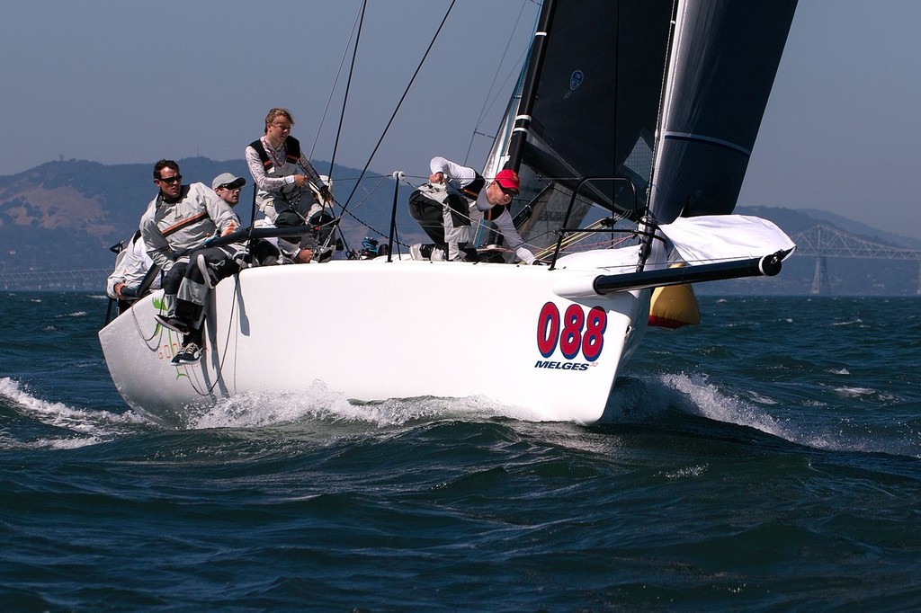 7.) Doug Douglas/Russell Coutts, Goombay Smash; 13-1-14-1-[25]-9-9-16-20-4 = 87  - Melges 32 Worlds © Chuck Lantz http://www.ChuckLantz.com