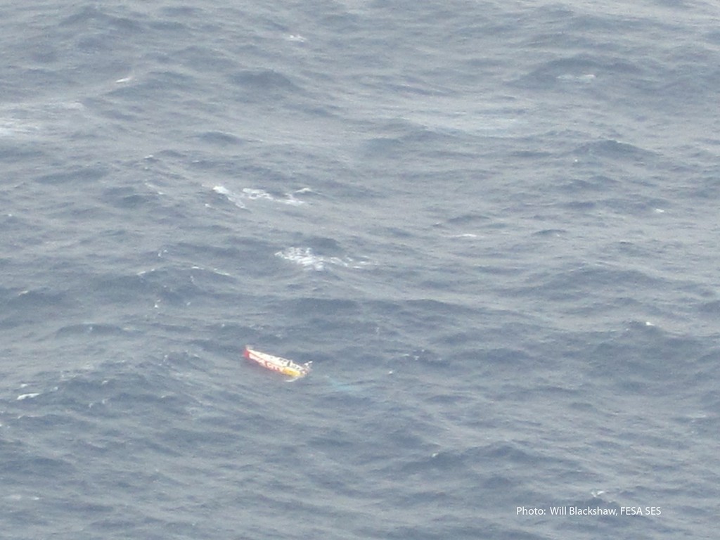 Wild Eyes - dismasted in the Southern Ocean Images: AMSA © SW