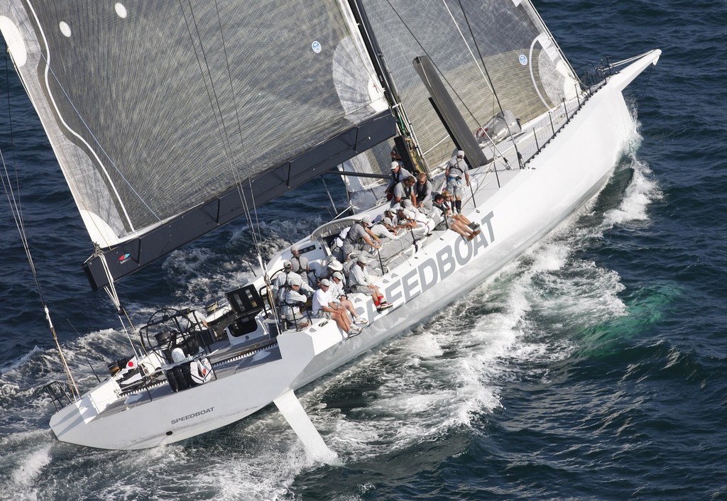 The 100ft supermaxi Speedboat was constructed in NZ by Cooksons, spars were supplied by Southern Spars, sails by Norths NZ and she was exported for a US owner © Daniel Forster http://www.DanielForster.com
