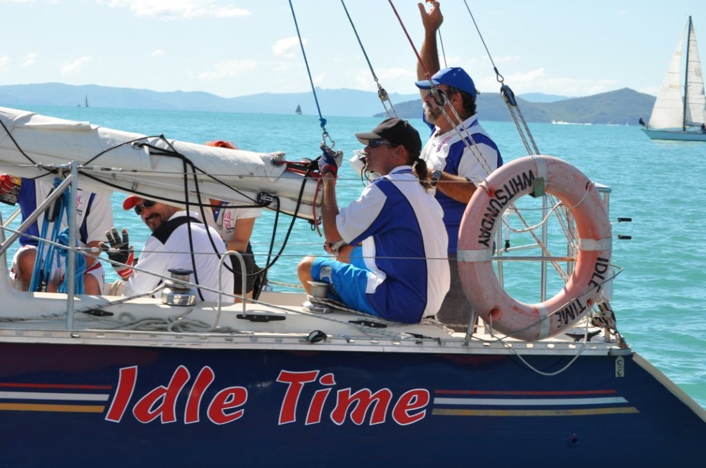 Idle Time - Not wrong there with 2 hour delayed start. - Airlie Beach Race Week © e-marineworld Reiger