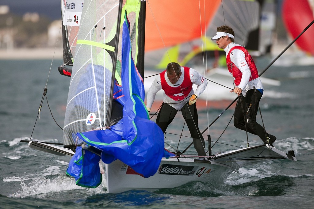 GBR 49er Team - Princess Sofia Cup, Palma, April 2010 ©  Richard Langdon http://www.oceanimages.co.uk