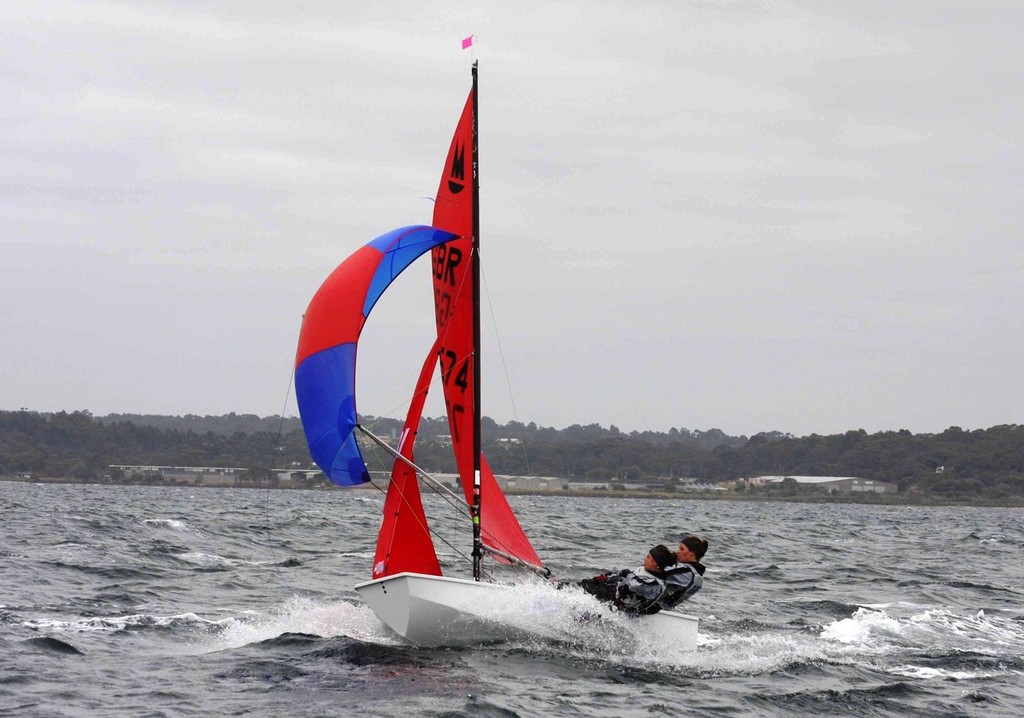 Team GBR's Millie Newman and Jessica Rust - 2011 LandCorp Mirror Worlds © Trina Merrick