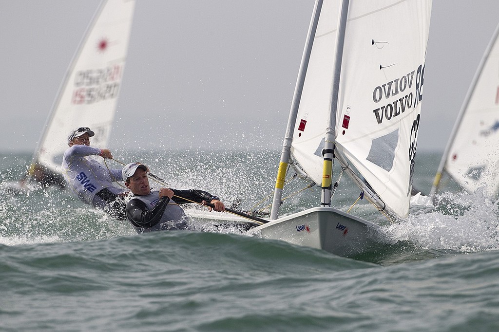 Paul Goodison, GBR. - Laser Worlds, Hayling Island, UK ©  Richard Langdon http://www.oceanimages.co.uk