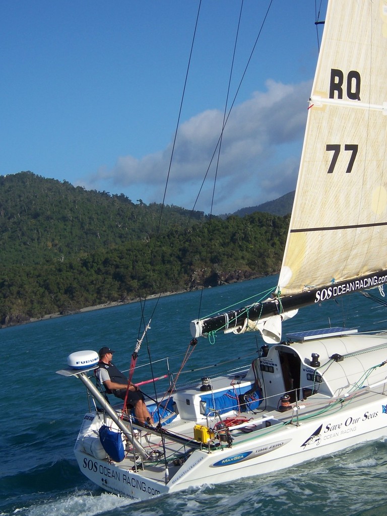 SOS sailing into Airlie - SOS Ocean Racing  © Save Our Seas - Ocean Racing http://www.sosoceanracing.com/