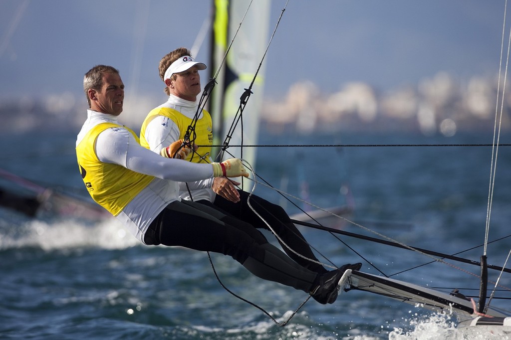 GBR 49er Team - Princess Sofia Cup, Palma, April 2010 ©  Richard Langdon http://www.oceanimages.co.uk