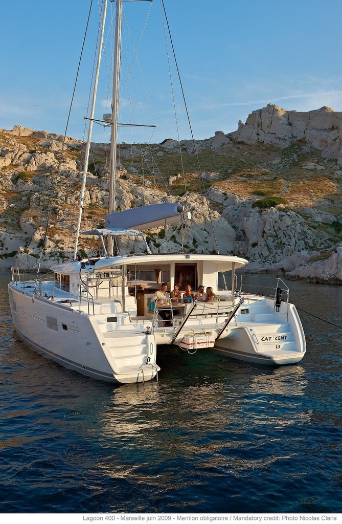 Sail in style with WRAY's Lagoon 400 photo copyright Whitsunday Rent A Yacht Shute Harbour QLD http://www.rentayacht.com.au taken at  and featuring the  class