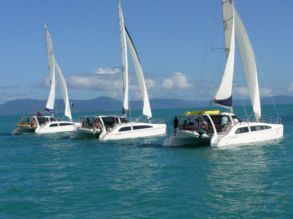 Seawinds underway in light conditions last year - Seawind Whitsunday Rally © Brent Vaughan