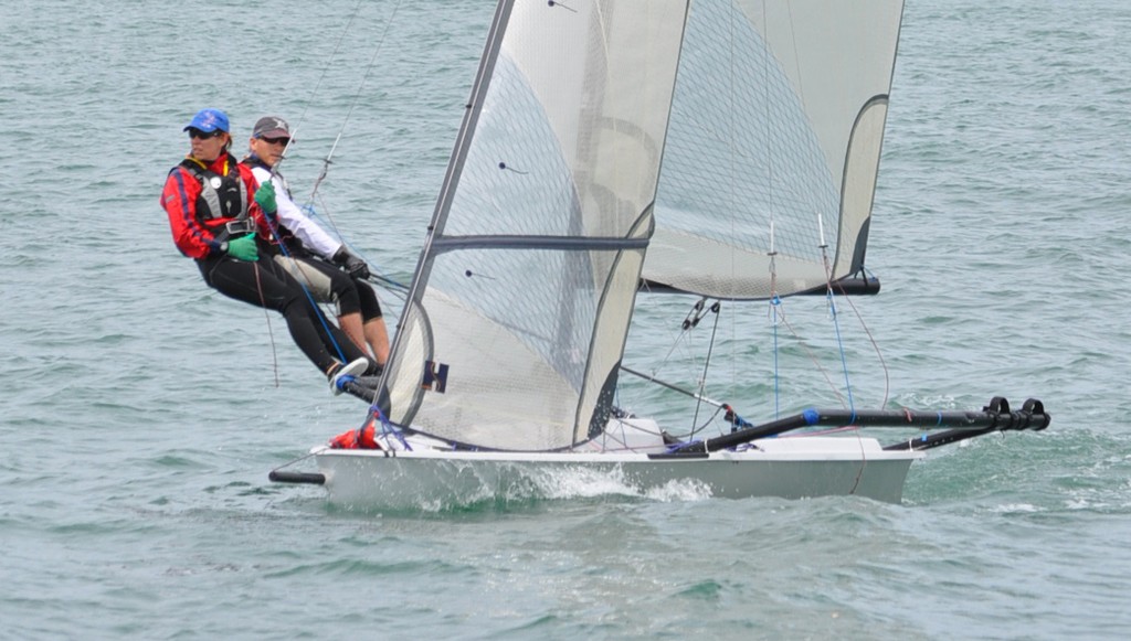 This is skiff sailing: double wiring on the RS800 - HARKEN Labour Weekend Regatta 2010 © Rosie Reid