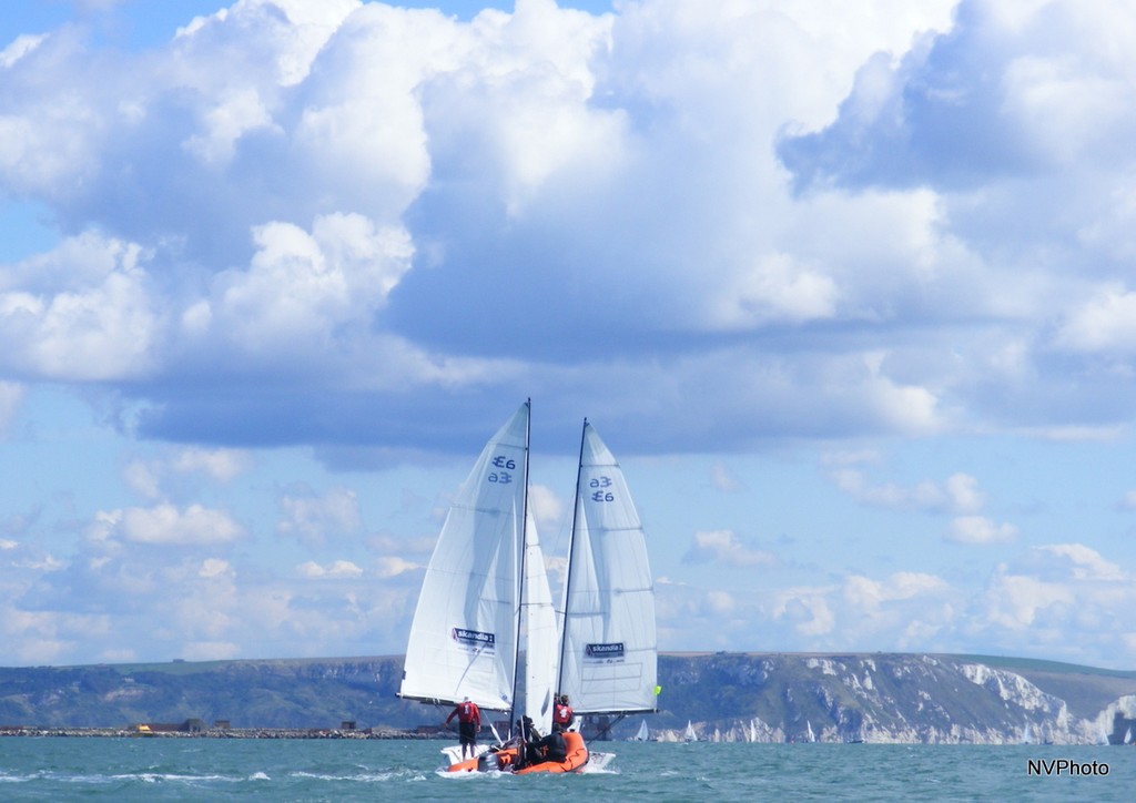 Sunny weymouth - GBR youth match race nationals © Nigel Vick