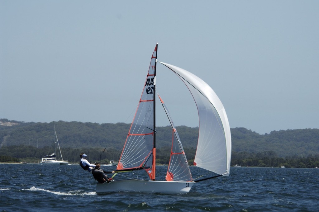 Leaders After Day 3 WA Daniel Roberts/Jasper Warren - Gill® 2010-2011 29er Australian National Championship © David Price