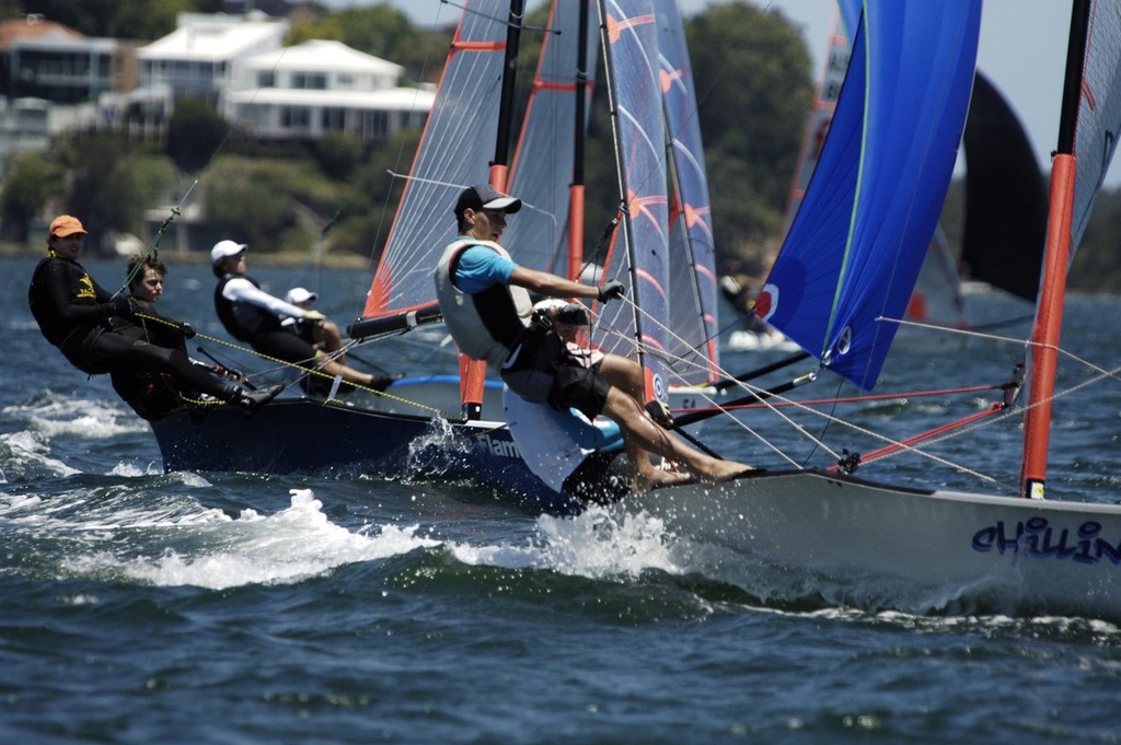Downwind Flying Fun All Round - Gill® 2010-2011 29er Australian National Championship © David Price