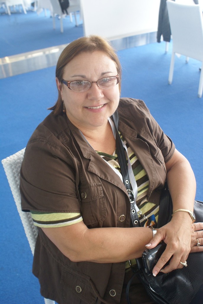 Bonnie Frenkel, Regal Marine's International Sales Manager. - premier marine photo copyright Bob Wonders taken at  and featuring the  class
