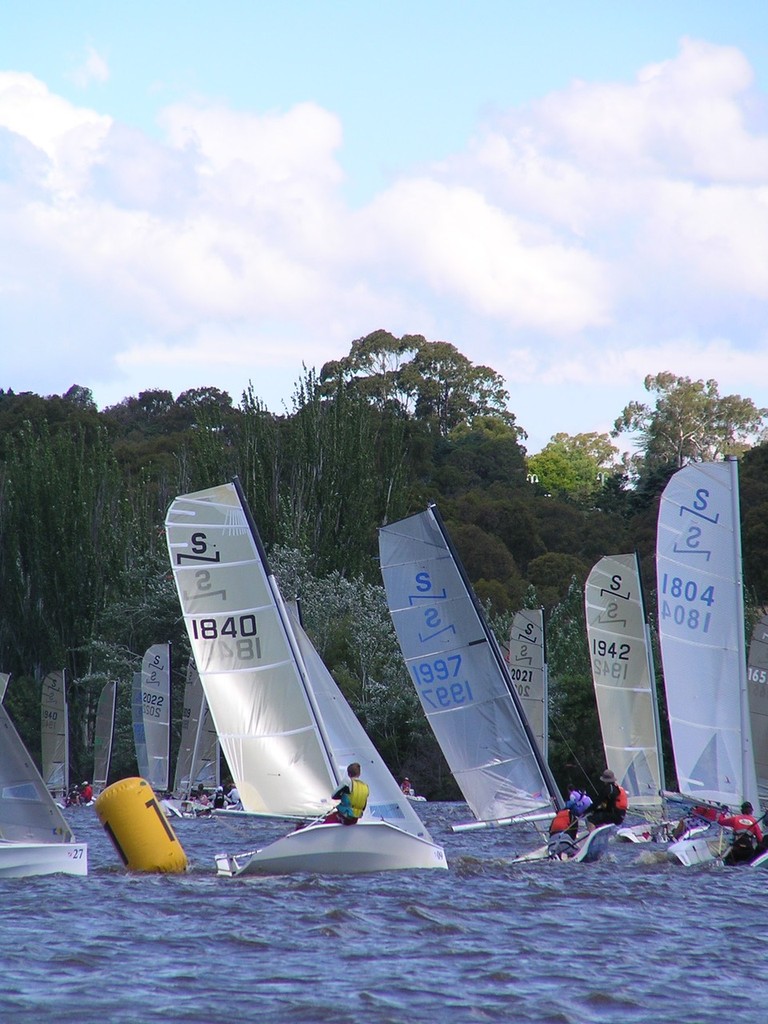 NS14s welcome 2011 at The Over the Moon NS14 Australian Titles on Lake Burley Griffin - The Over the Moon Promotions NS14 Australian Titles © Canberra Media