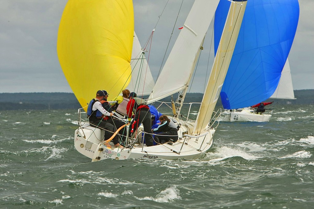 The champs sailing RUMOR on way to last race win! - J/80 North Americans © Fran Grenon