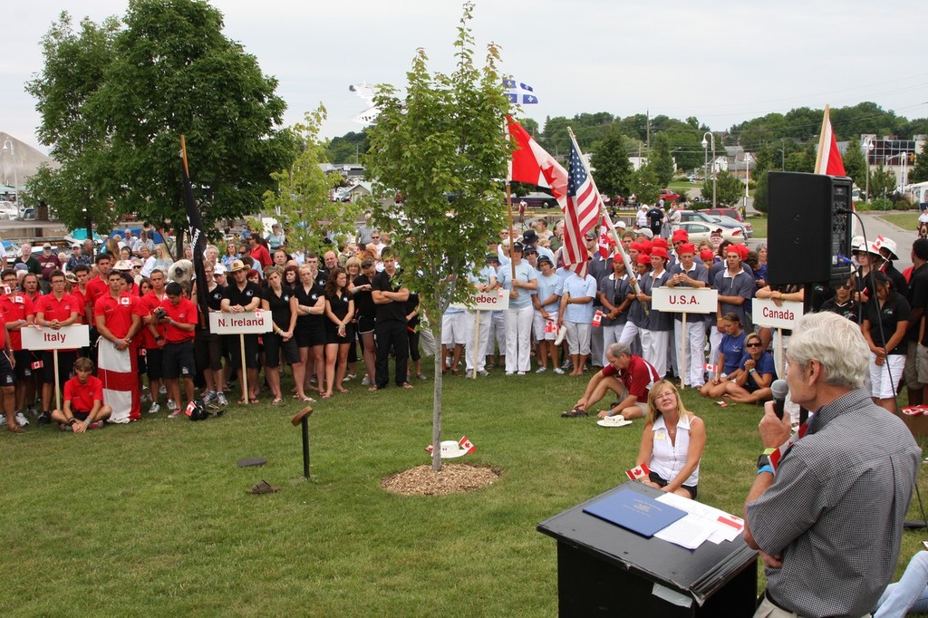 Crews participating in opening ceremony © Scott Wagg
