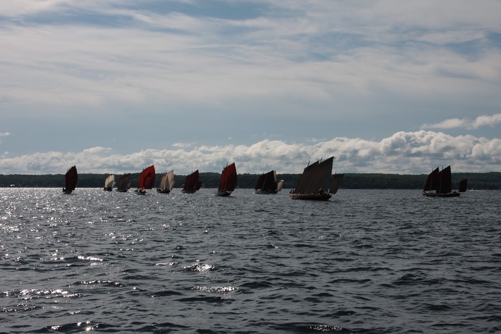 The fleet during the sailing race © Scott Wagg