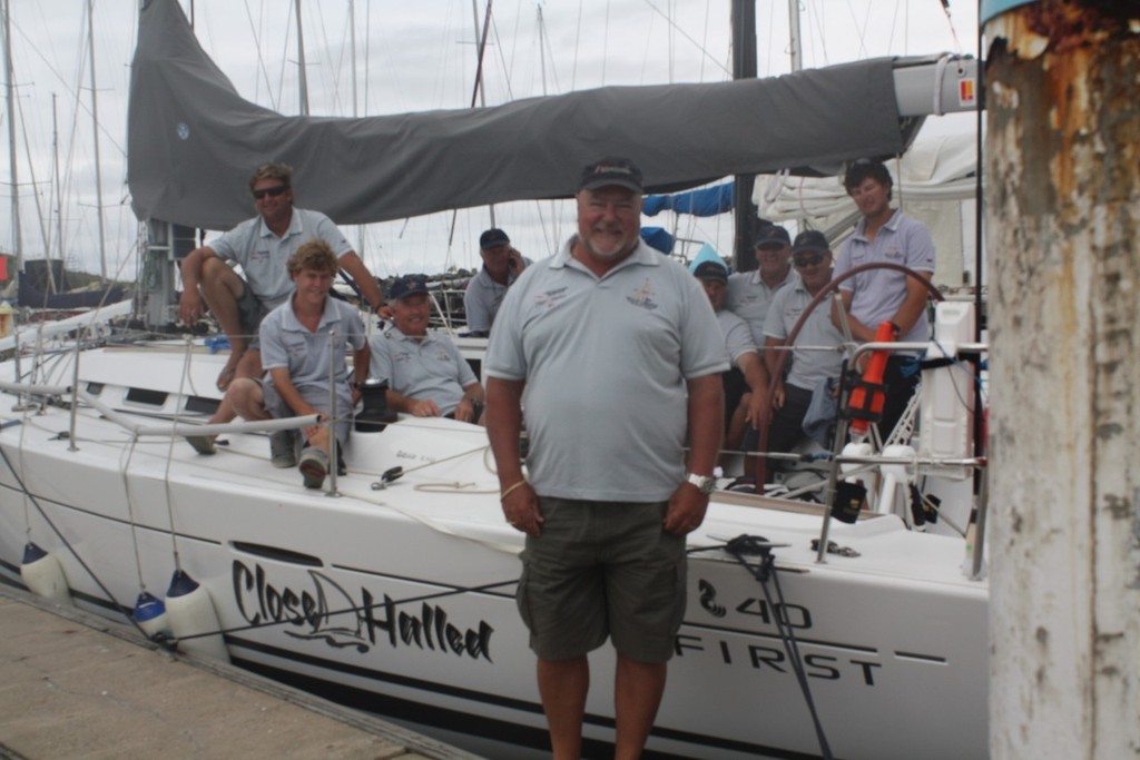 Graeme Hall with his crew aboard ’Close Halled’ from LMYC picked up third position overall - 30th Pittwater to Coffs Race © Damian Devine