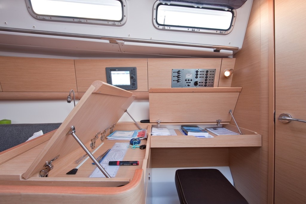 Nav station - The First 35 photo copyright Lucy Hogan taken at  and featuring the  class