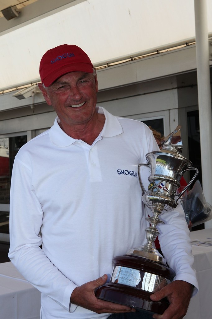 A delighted Robert Hanna claimed the Lipton Cup 2010 - Lipton Cup Regatta 2010 photo copyright Bernie Kaaks - copyright taken at  and featuring the  class