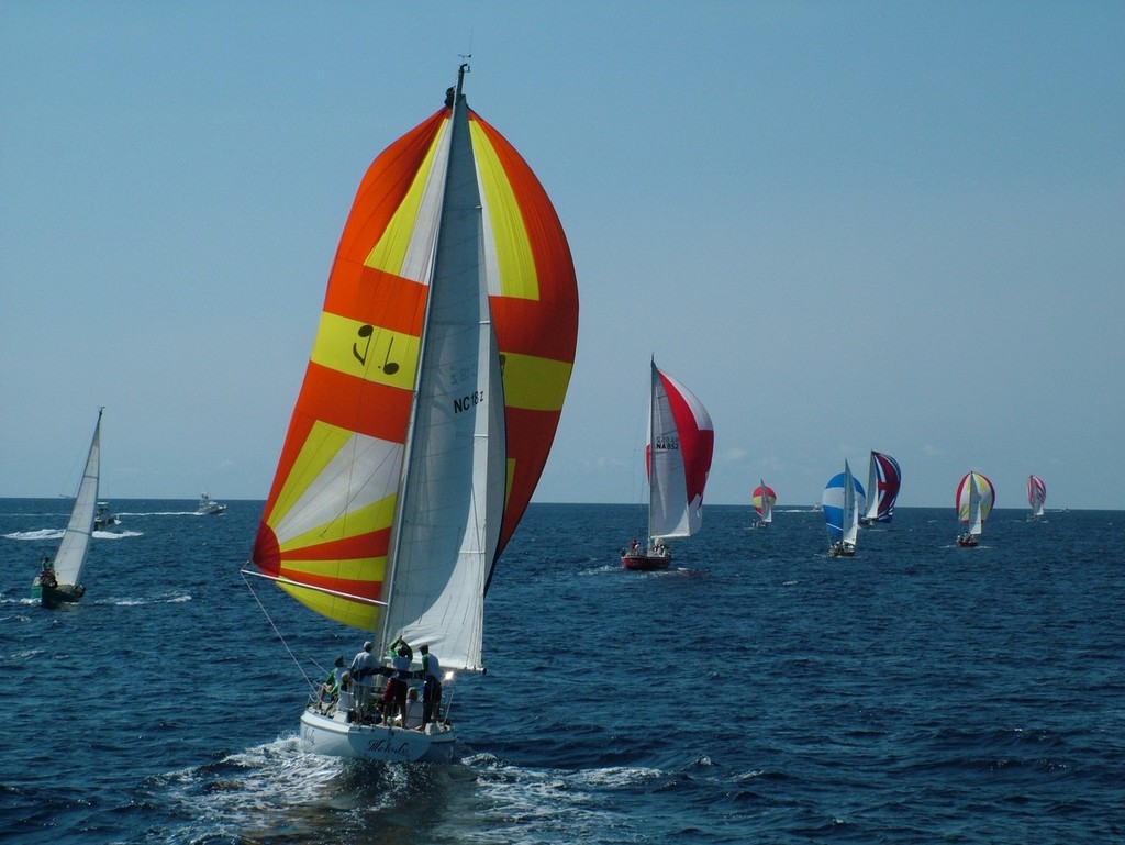 Getting to the finish - Heineken Regatta Curacao © Trevor Nisbeth
