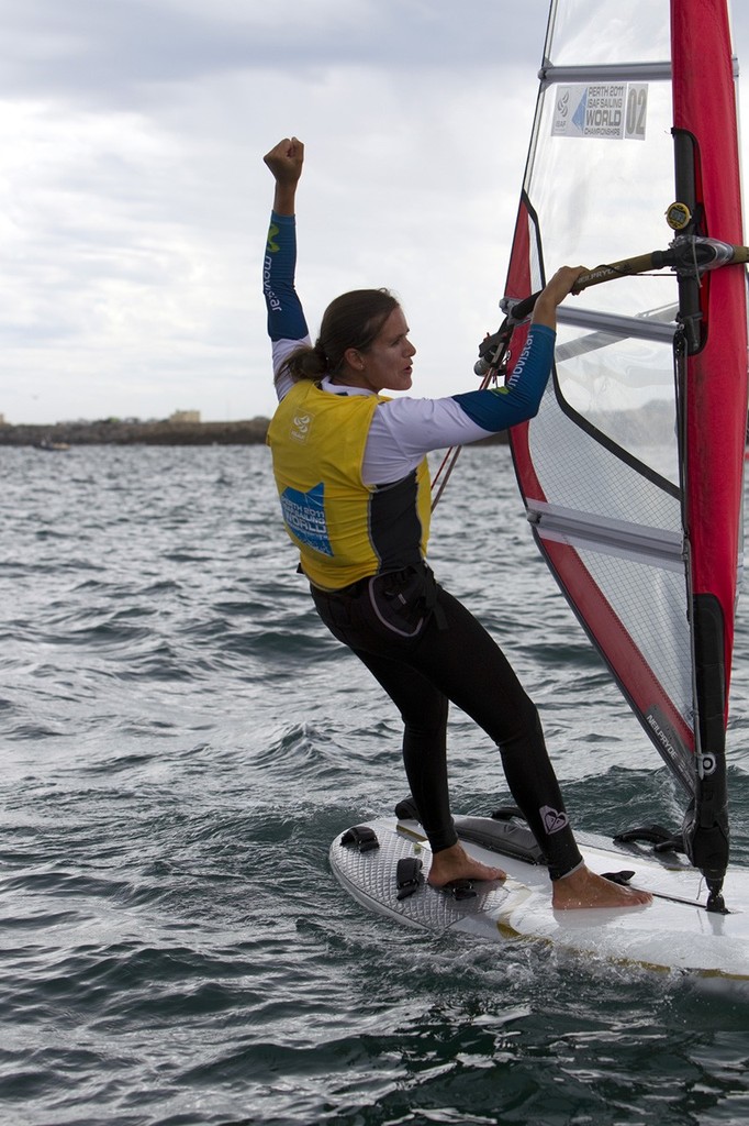 Marina Alabau from Spain  overall winner of the RS:X Open Windsurfer - Perth International Regatta 2010 &copy; Richard Langdon /Ocean Images http://www.oceanimages.co.uk